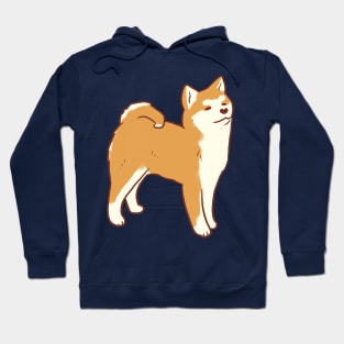 japanese akita illustration Hoodie